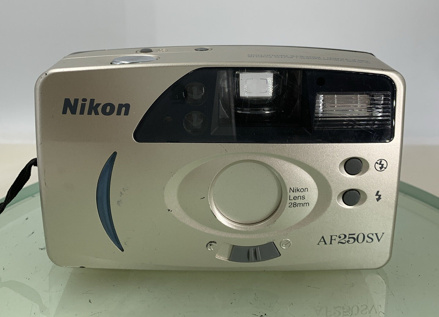 Nikon AF250SV 35mm Compact SHOOT AND FILM CAMERA- Good Condition -TESTED - 281