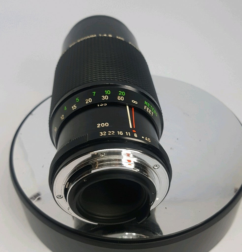 Vivitar Macro focusing zoom MC 80-200mm 80-200 mm 1:4 .5 4.5- Pentax PK#8343