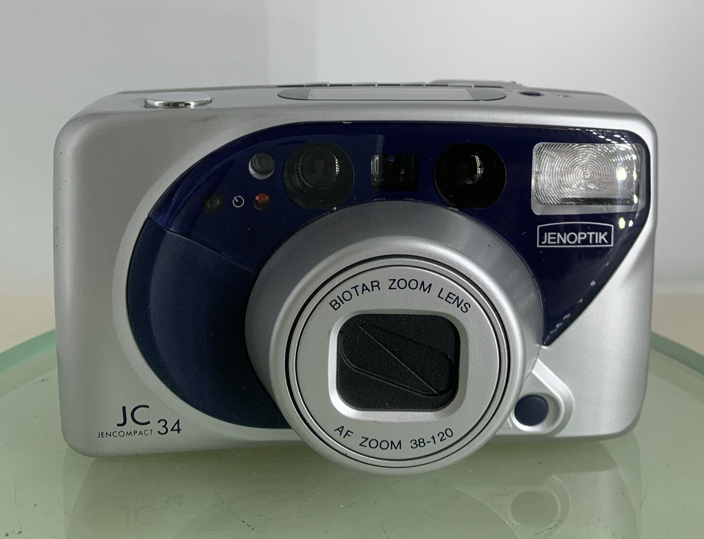 Jenoptik JC34 35mm Compact Camera SILVER NO CHARGER TESTED - 6811