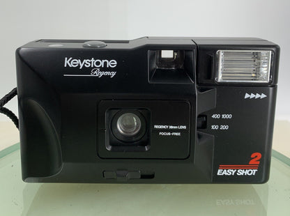 Keystone Easy Shot 2 -38MM POINT AND SHOOT FILM Camera BLACK+BAG-TESTED - 4021