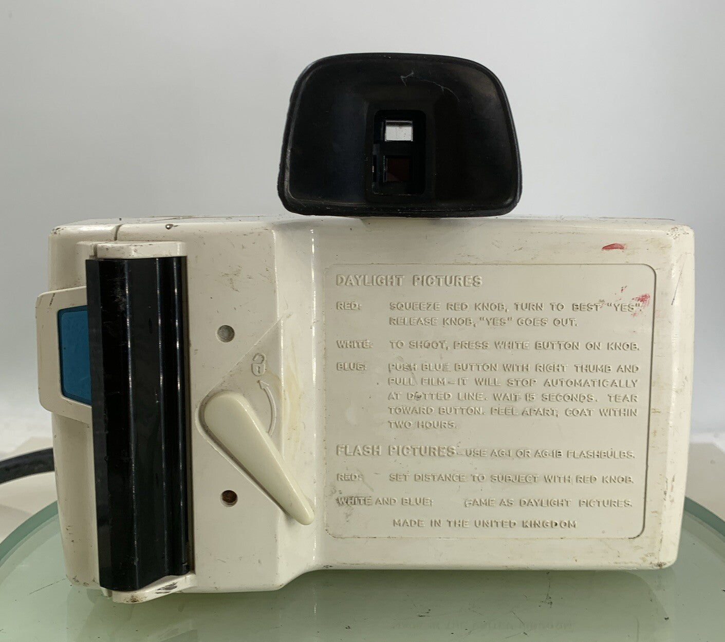 Vintage Polaroid Swinger Model 20 Land Camera WHITE GOODCONDITION TESTED - 2265