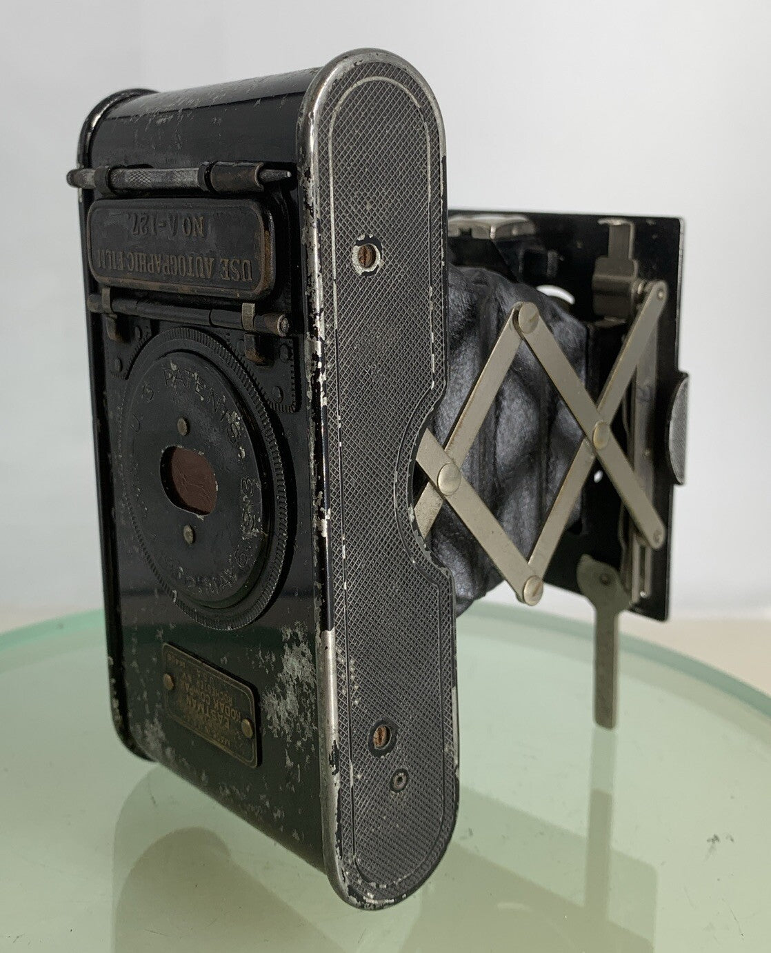 Vintage Eastman Kodak No A-127 FILM Vest Pocket Folding Camera TESTED  With Case6