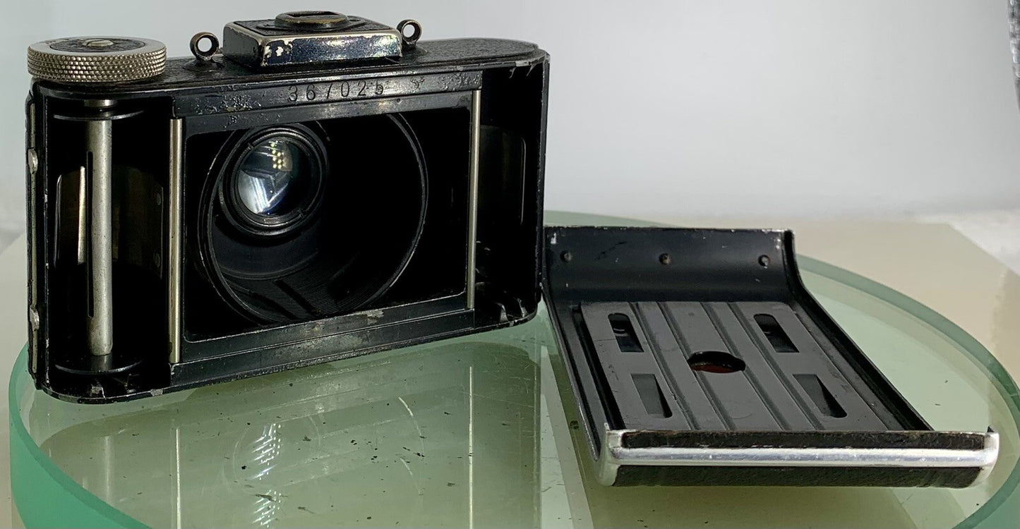 Ihagee Parvola 4x3cm Vintage Camera for 127 film Carl Zeiss Tessar 7cm f3.5 Lens9