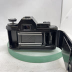 Nikon EM SLR 35mm Film Camera + 28mm 1:2.8 Lens (SUNACTION AUTO) TESTED 168