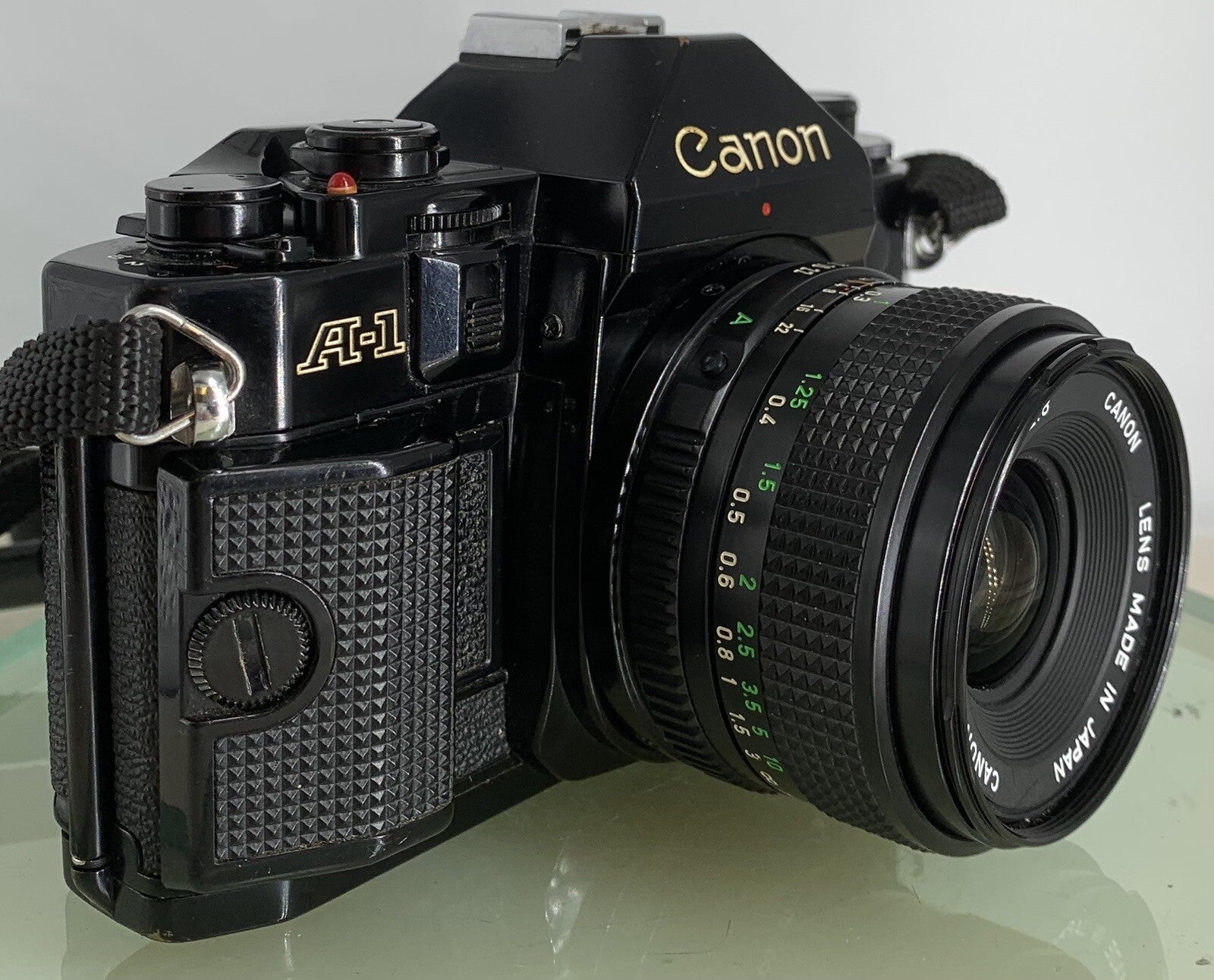 BEAUTIFUL Canon A-1 35mm SLR Camera Body+ FD 50mm f/1.8 FULLY WORKING #2191