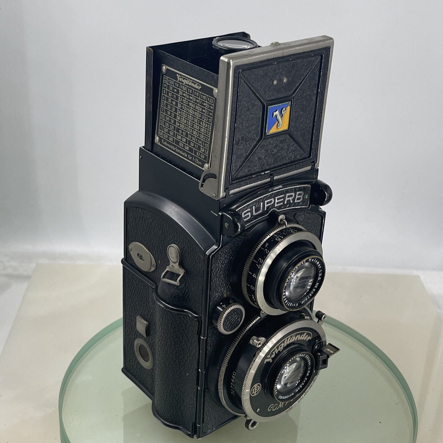 Collectible camera Voigtlander SUPER B 6 x 6.Skopar 3.5/75mm Lens 1934WORKS #4790