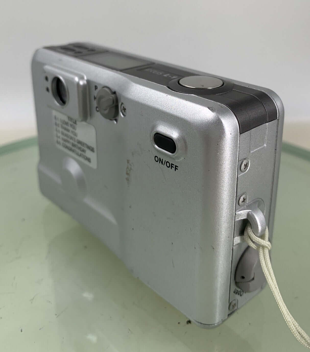 Canon IXUS L1 APS compact film camera in Silver With NO CHARGER - TESTED - 5036