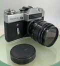 Very Rare ZENIT E VINTAGE POINT AND SHOOT FILM CAMERA SILVER TESTED - 1460