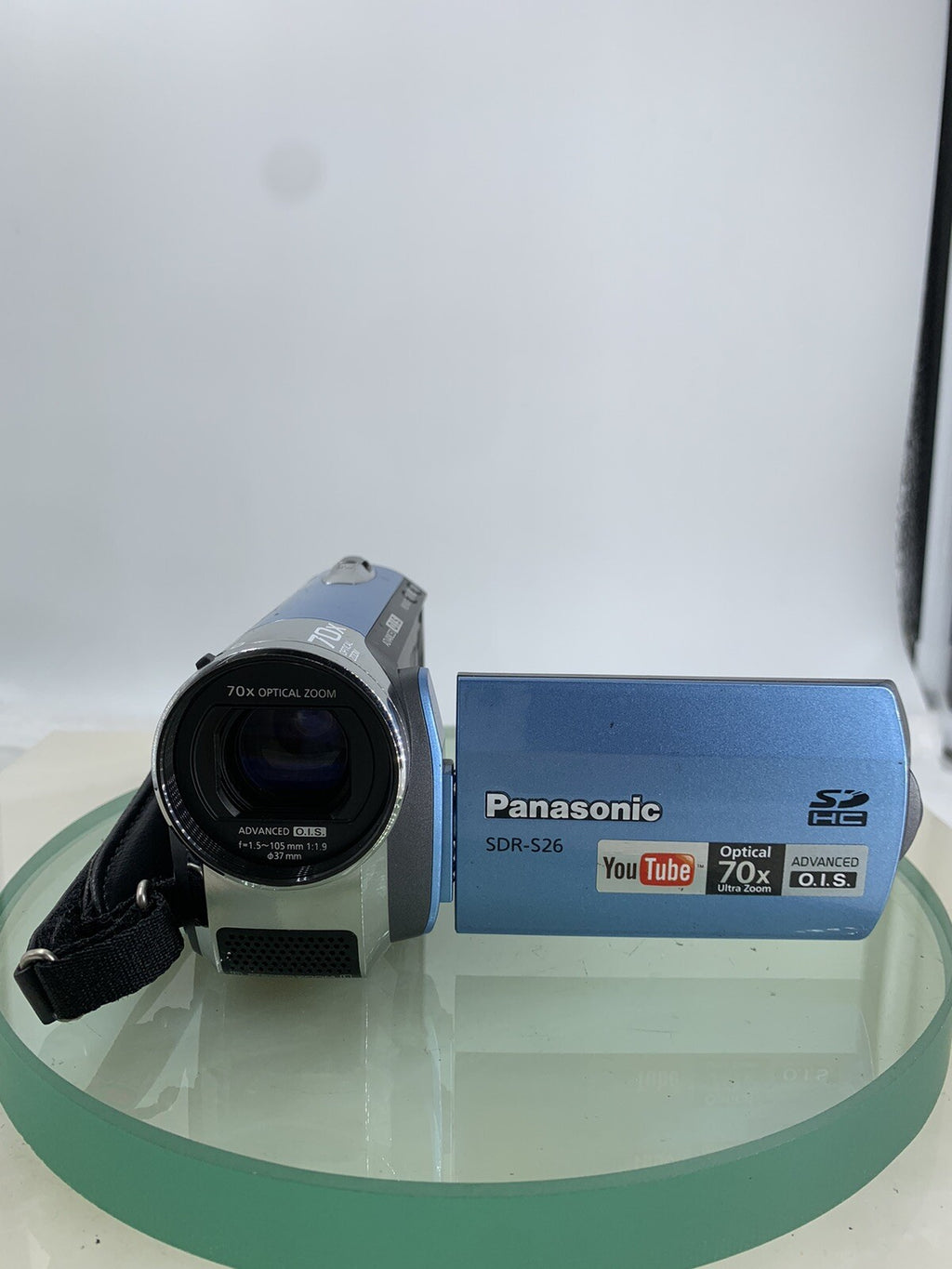 PANASONIC SDR-S26 SD DIGITAL VIDEO CAMERA RECORDER BLUE + CHARGER TESTED - 4901
