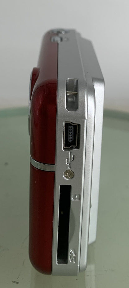 Vivitar Vivicam 5015 Camera RED With Case NOCHARGER GOOD CONDITION- TESTED - 9943