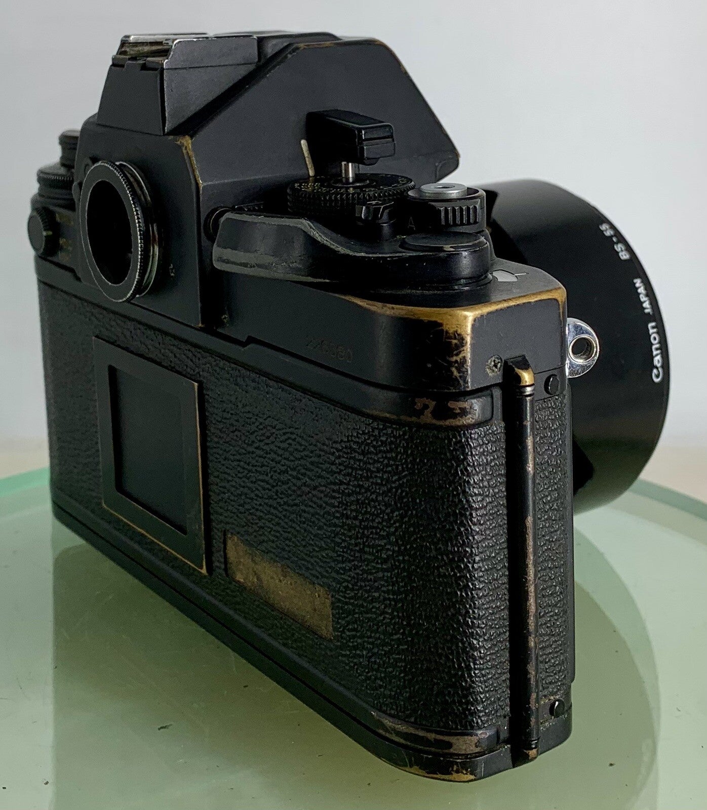 Canon New F-1 35mm SLR Film Camera + Canon FD 28mm f2.8 S.C, AE Finder TESTED3463