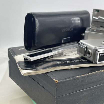 Yashica Atoron ULTRA Miniature Camera + BAG Bag + Case+Filters Shutter works 4832