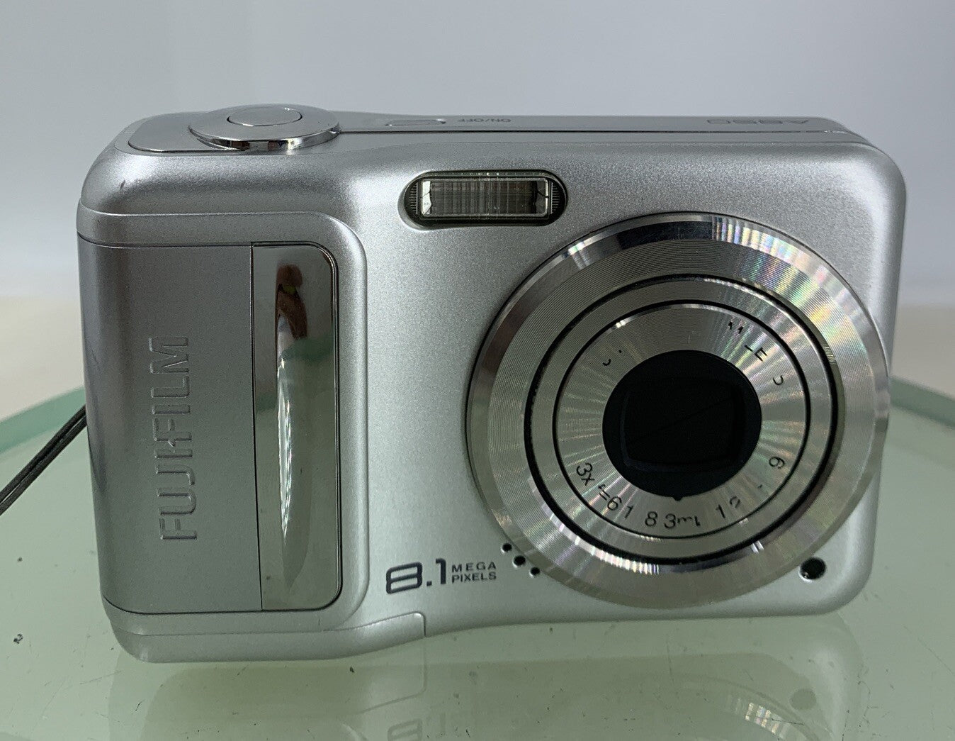 Fujifilm Digital Camera FinePix A850 8.1MP SILVER NO CHARGER NOCARD Tested-3111