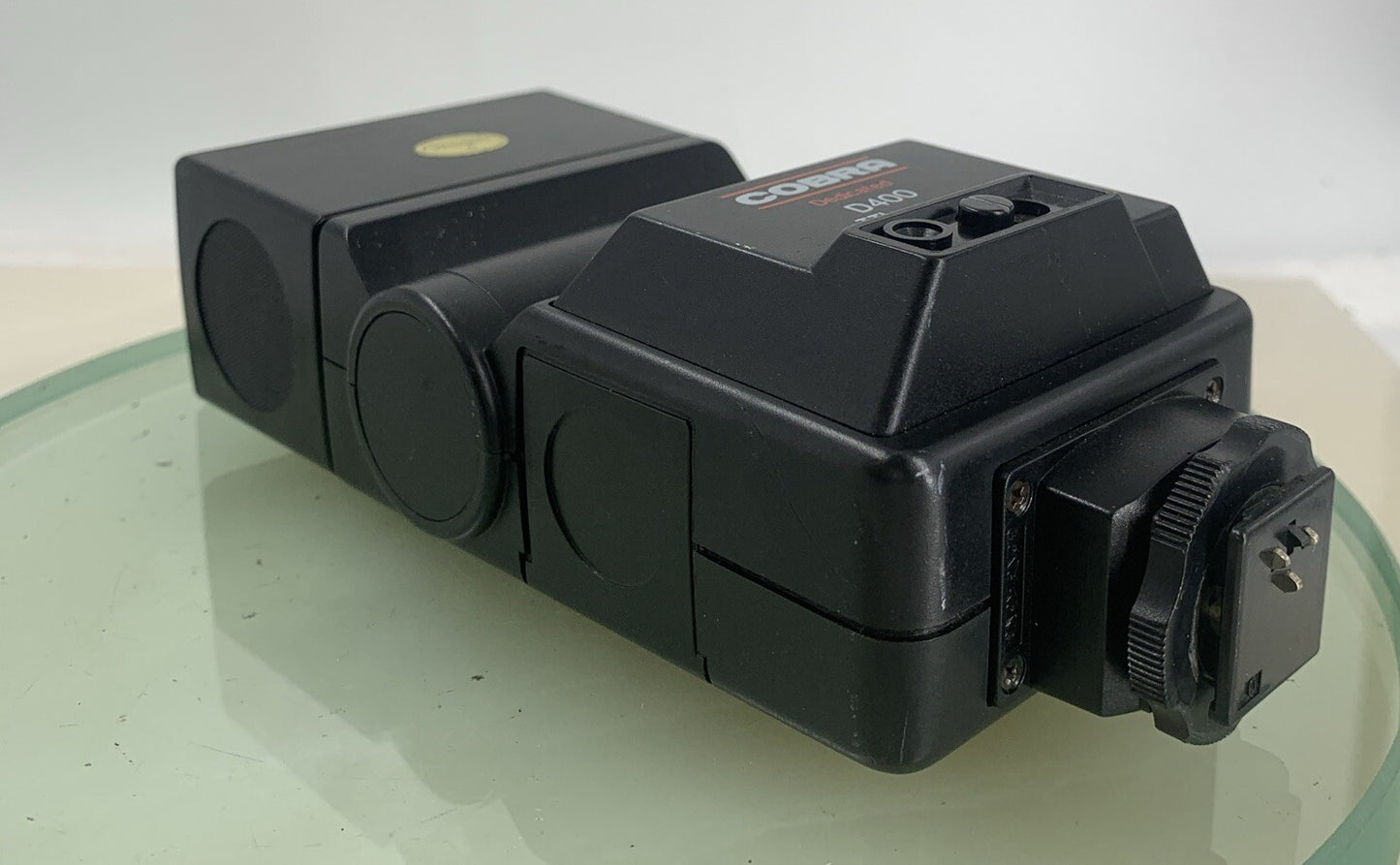 Vintage COBRA Dedicated D400 TTL Flashgun BLACK PERFECTLY WORKING TESTED - 3364