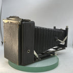 Antique Vintage Voigtlander Bergheil Folding Camera10x15 cm Double Extension 3717