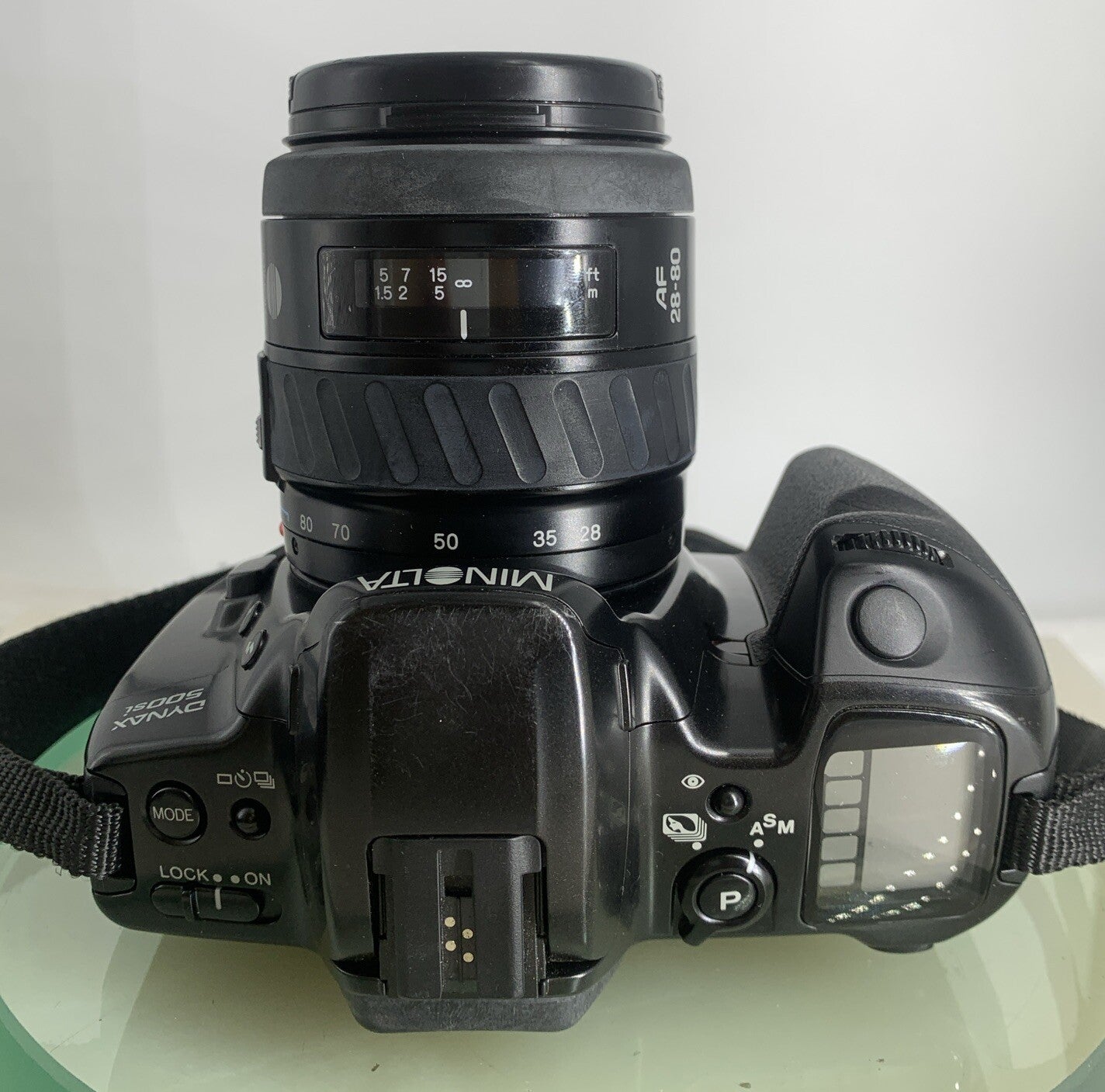 Minolta Dynax 500si 55mm AF ZOOM Film Camera 28-80mm Lens + BAG + Tested - 1177