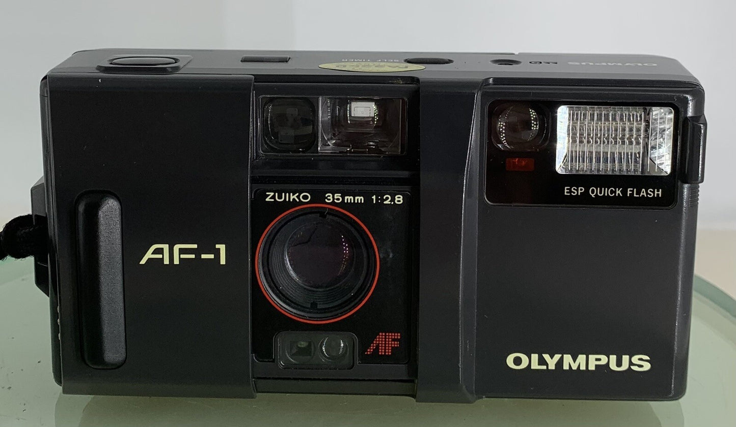 Olympus AF-1 35mm Compact Point & Shoot Film Camera - 35mm f/2.8 Sharp Lens #1501