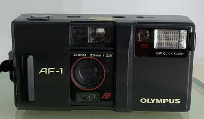 Olympus AF-1 35mm Compact Point & Shoot Film Camera - 35mm f/2.8 Sharp Lens #1501