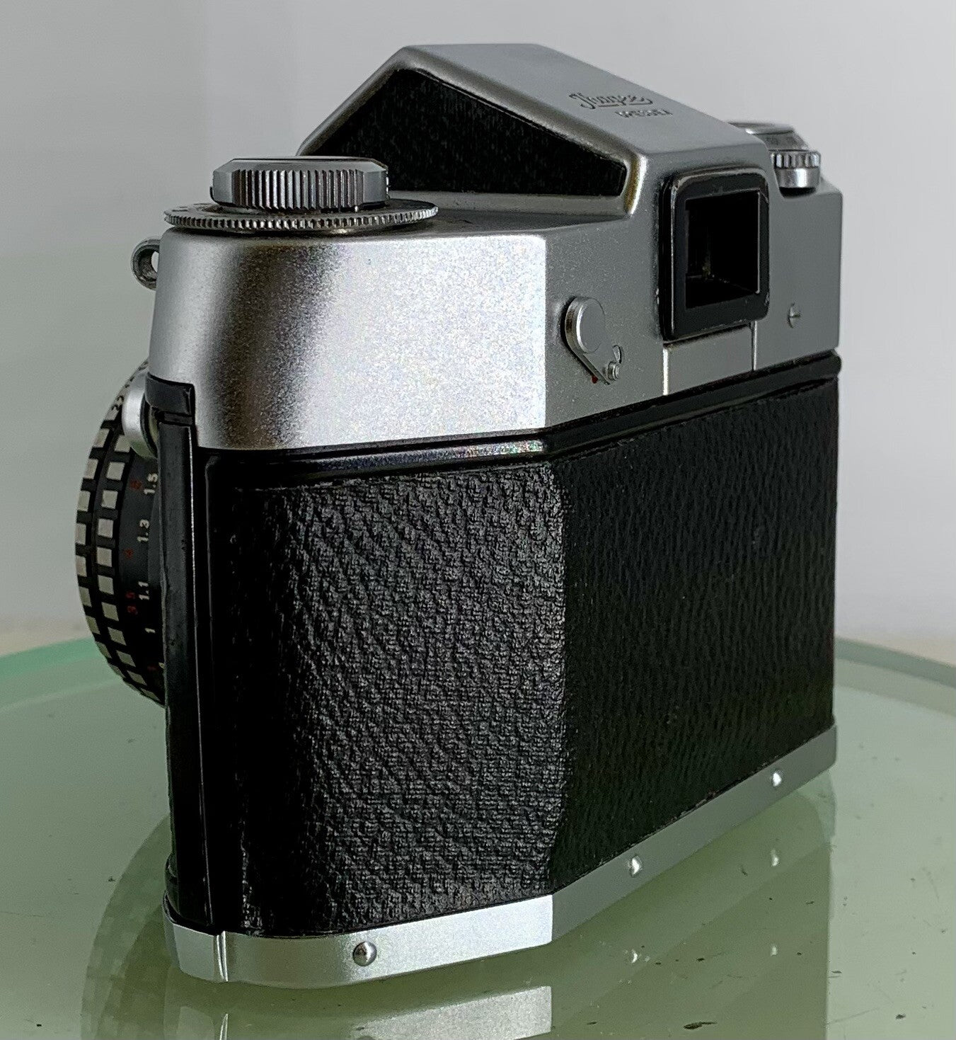 Jhagee EXA II a SLR Camera Body+Meyer-Optik 2.8/50 Camera Lens+Case+Tested-7455
