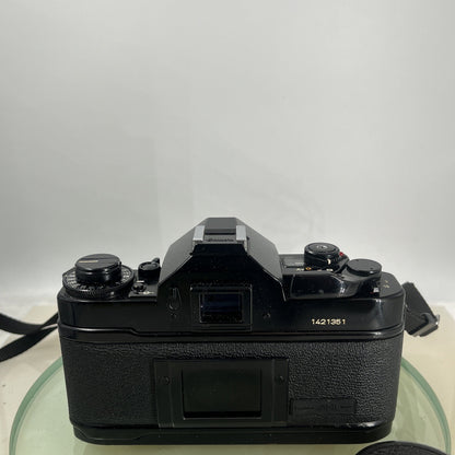 BEAUTIFUL Canon A-1 35mm SLR Camera Body+ FD 28mm f/2.8 Olympic FULLY WORKING3726