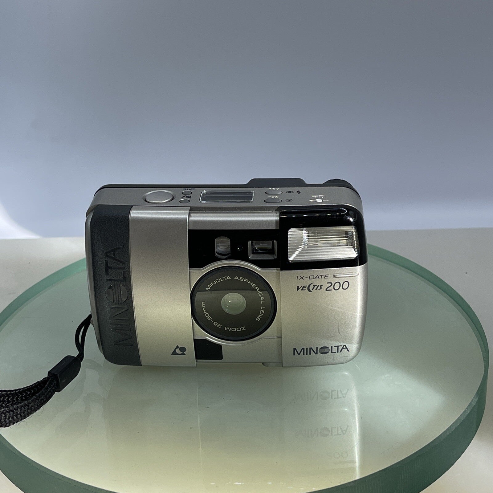 MINOLTA VECTIS 200 IX DATE CAMERA Vintage Film Camera 25mm-50mm & CaseTested#4832