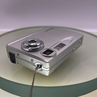 Relisys RDC-3100 3.1MP Compact Digital Camera Silver Tested 128MB SD Card #6418