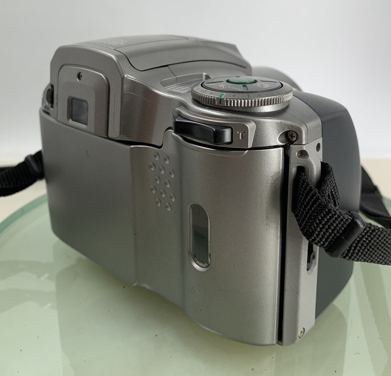 OLYMPUS IS 300 POINT AND SHOOT FILM CAMERA SILVER+BAG 28-110 LENS TESTED - 4166