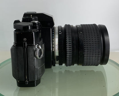 Vintage Olympus OM40 DX Program 35mm Film SLR Camera w/26 - 70mm Cosina Lens#4962