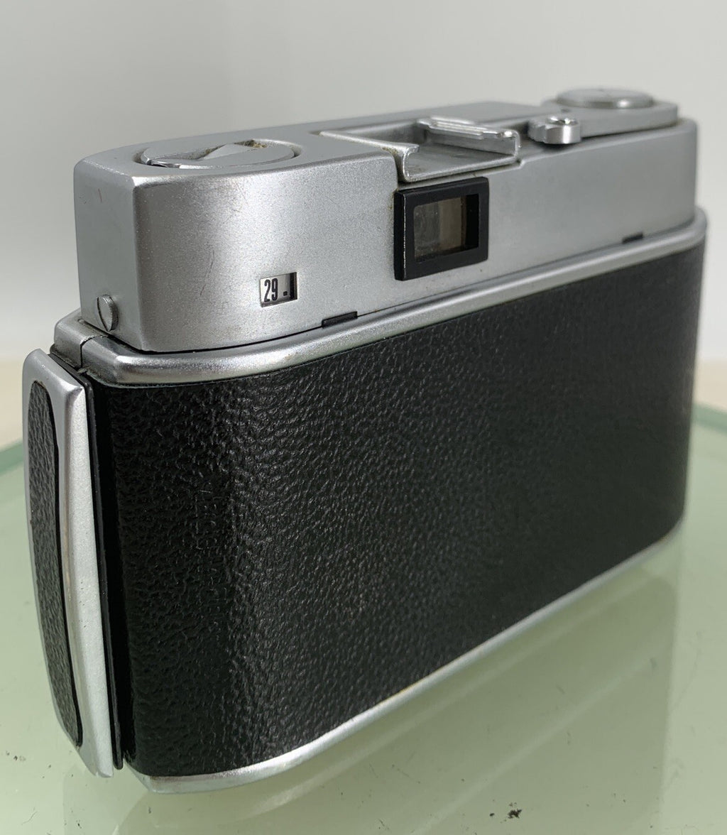 BEIRETTE JUNIOR || VINTAGE POINT AND SHOOT FILM CAMERA SILVER +CASE -TESTED - 174