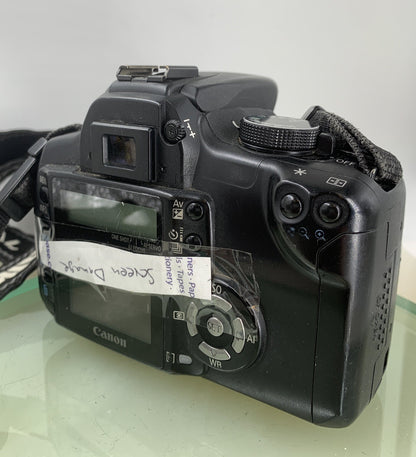 Canon EOS 350D Digital SLR Camera + Battery Screen Damage - TESTED - 9805