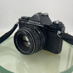 Pentax MV 1 35mm SLR Camera, with 50mm f/2 Prime Lens, Strap TESTED  #6062