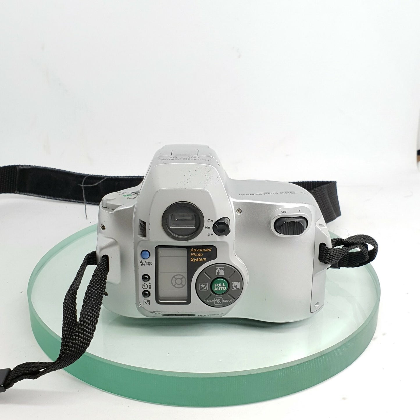 OLYMPUS CENTURION S QTZ DATE~PANORAMA APS FILM BRIDGE CAMERA~25100MM LENS #9653