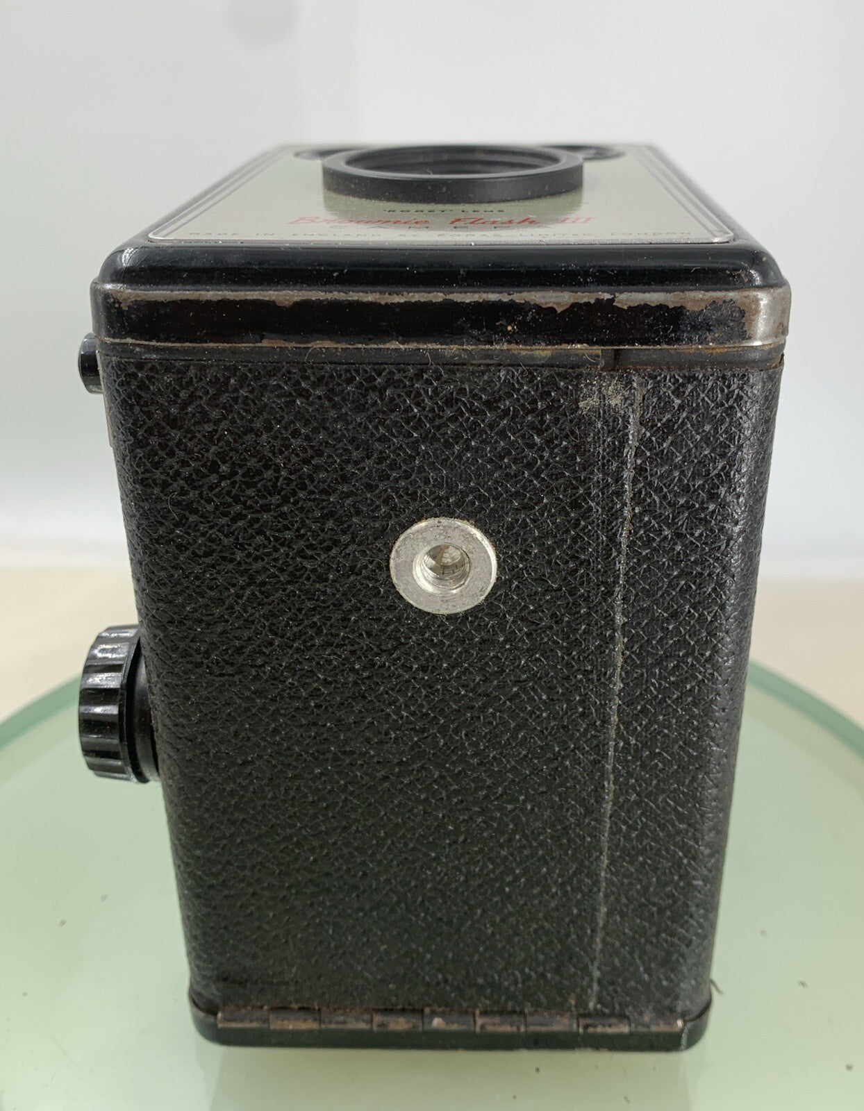 KODAK VINTAGE BROWNIE FLASH 3 CAMERA WITH COVER TESTED - 4678