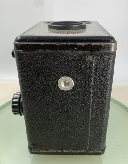 KODAK VINTAGE BROWNIE FLASH 3 CAMERA WITH COVER TESTED - 4678