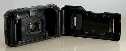 Olympus mju ii Zoom 80 35mm Ultra Compact Camera BLACK All Weather  Working #848