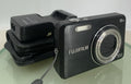 Fujifilm DIGITAL CAMERA FinePix J100 10.0MP BLACK+CHARGER+COVER TESTED - 3530