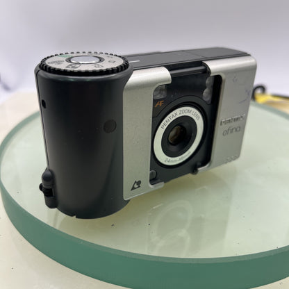 Pentax Efina PQI IX Vintage Retro APS Film Camera Silver TESTED #1670