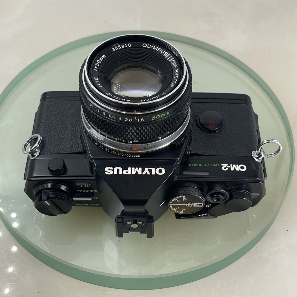 Olympus OM-2 Spot / Program SLR Camera+Olympus Zuiko  50mm f1.8 SilverTESTED 5157