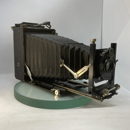 Antique Vintage Voigtlander Bergheil Folding Camera10x15 cm Double Extension 3712