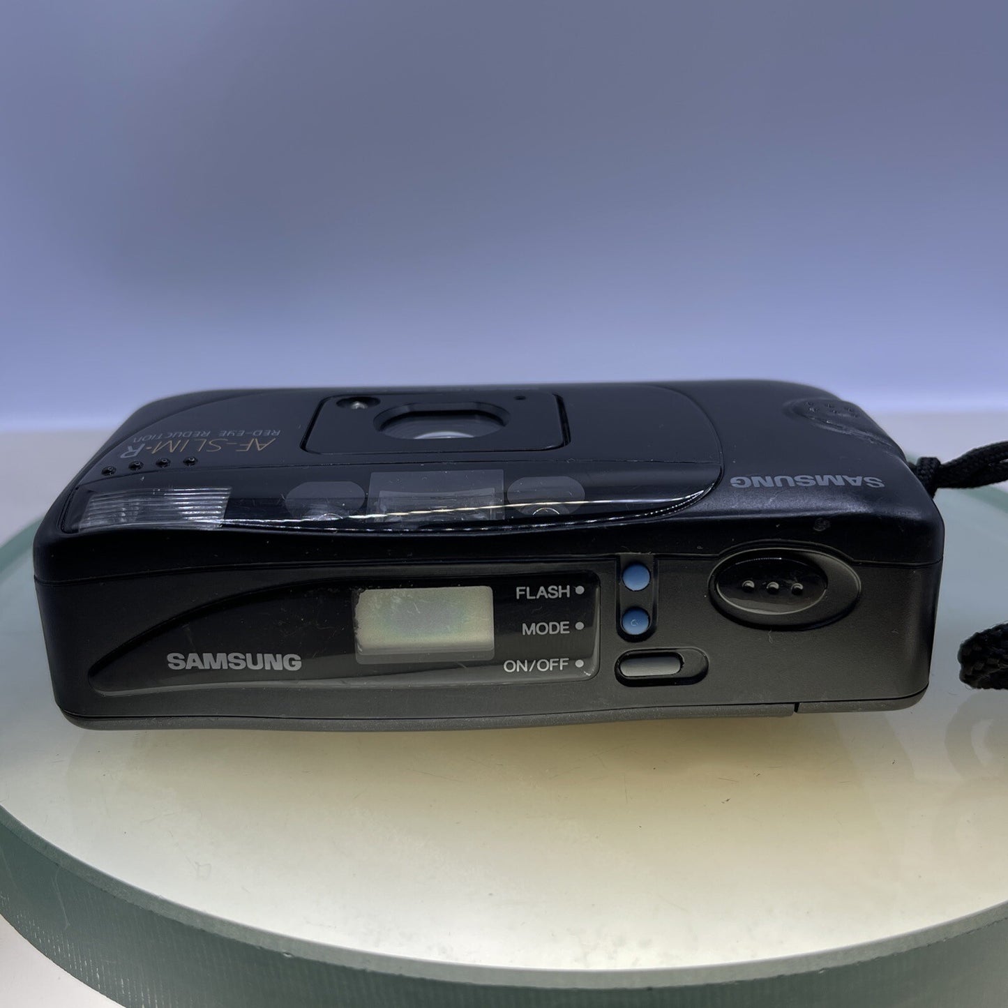 Samsung AF-Slim-R Mini Snapshot Film Camera - Working Flash TESTED #717