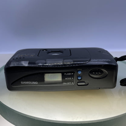 Samsung AF-Slim-R Mini Snapshot Film Camera - Working Flash TESTED #717