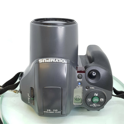 OLYMPUS IS-100 35MM FILM BRIDGE CAMERA~28-110MM - Cased/Great Condition #9054