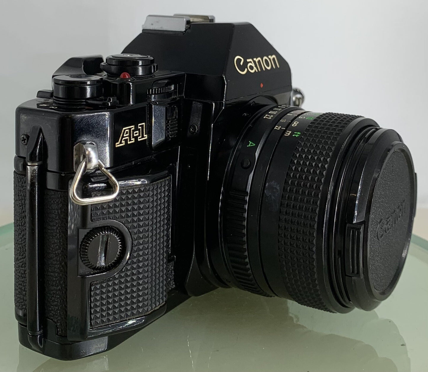BEAUTIFUL Canon A-1 35mm SLR Camera Body+ SIGMA 28mm f/1.8 FULLY WORKING #1692