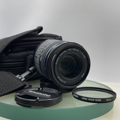 OLYMPUS ZUIKO DIGITAL 40-150 mm 1:4 - 5.6 CAMERA LENS 0.9m / 2.96 Ft -   2280