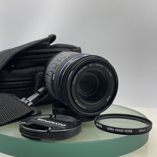 OLYMPUS ZUIKO DIGITAL 40-150 mm 1:4 - 5.6 CAMERA LENS 0.9m / 2.96 Ft -   2280