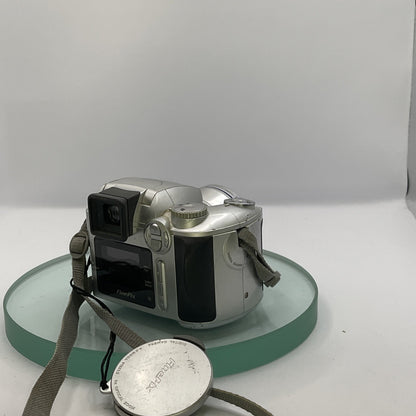 Fuji Finepix S3500 4mp Digital Camera- Silver Takes AA -Tested 16MB XD Card #9274