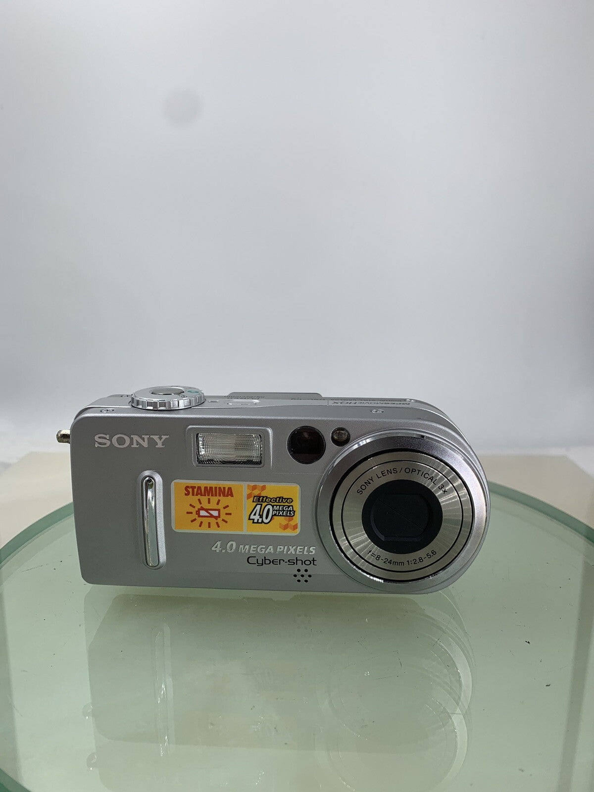 Sony Cybershot DSC-P9 4MP Digital Camera SILVER + CHARGER + WIRE TESTED - 6831