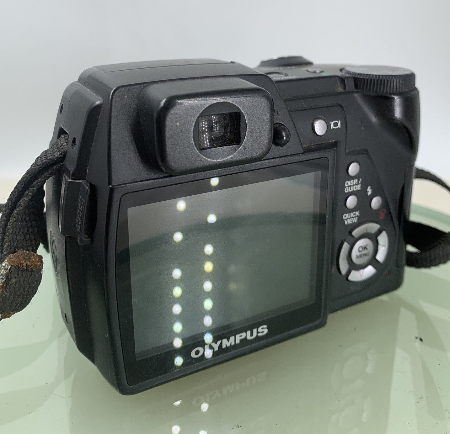 Olympus SP-500UZ COMPACT DIGITAL CAMERA BLACK - NO CHARGER - TESTED - 9844