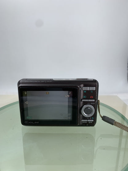 Casio Exilim EX-Z77 COMPACT DIGITAL CAMERA BROWN + CHARGER TESTED - 5814