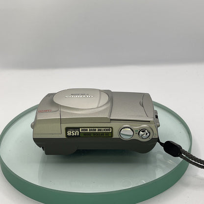 Olympus Camedia C-200 Zoom 2.1MP Compact Digital Camera Silver Tested #96